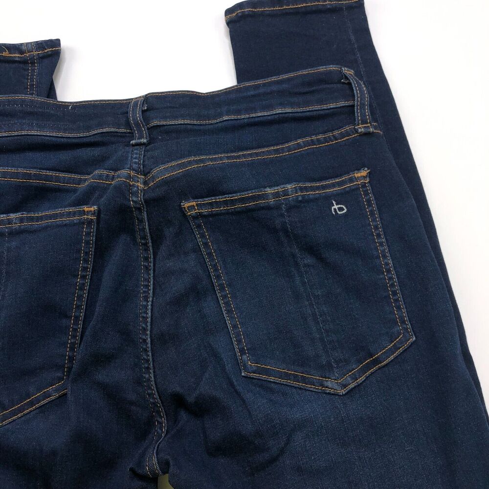 Rag & Bone Cate Mid Rise Ankle Skinny 25 (Fits 28W 27L) Mid Rise Jeans HR1 - Picture 2 of 12